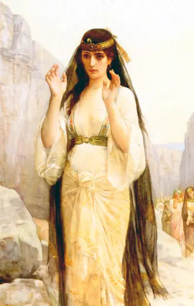 French:  La fille de Jephthah The Daughter of Jephthah
