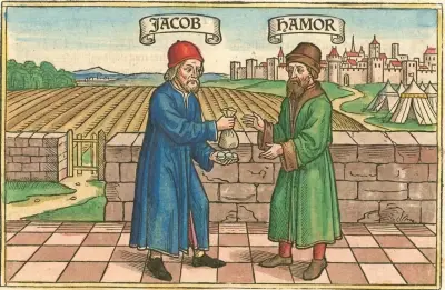 Jacob buys land from Hamor