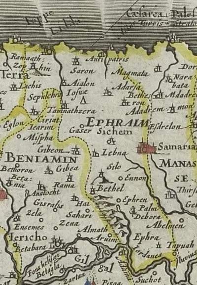 Terra Sancta quae in Sacris Terra Promissionis olim Palestina.