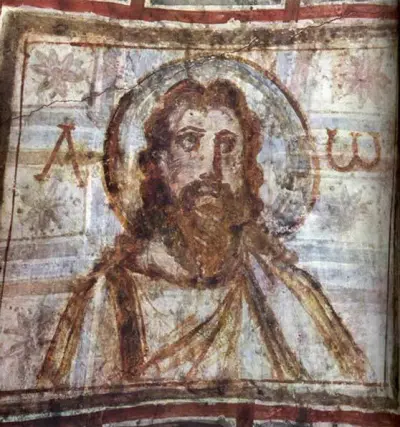 Christ with beard