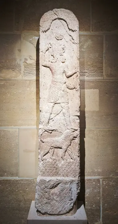 Stèle dite de Shadrafa - Musée du Louvre Antiquités orientales AO 22247