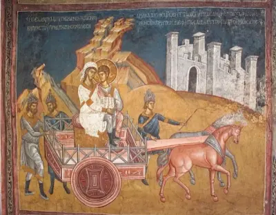 Baptism of the Eunuch, Visoki Dečani