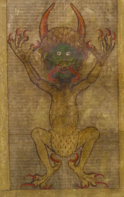 Codex Gigas fol 290r Devil