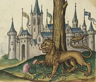 The fable of the thistle and the cedar