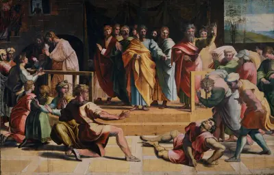 The Death of Ananias (Acts 5: 1-5) title QS:P1476,en:"The Death of Ananias (Acts 5: 1-5) "