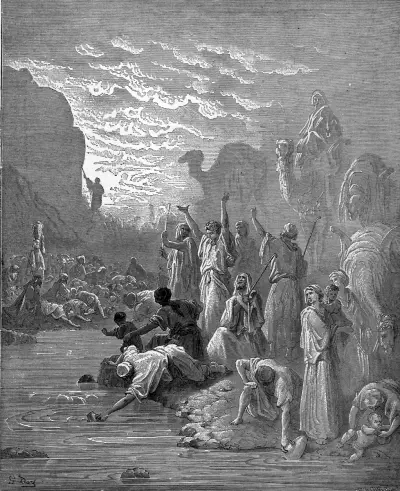 Dore Moses Striking the Rock in Horeb (93215417)