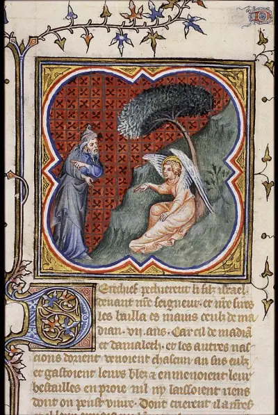 Gideon and the angel of the Lord