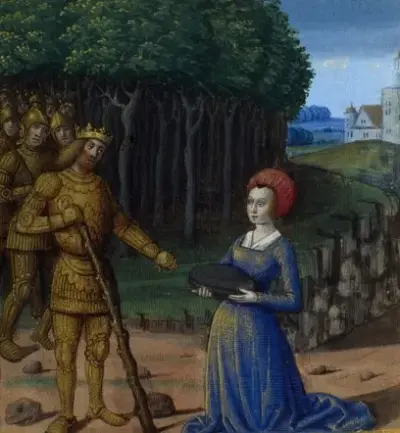 Abigaïl et David BnF Français 55 fol. 55v