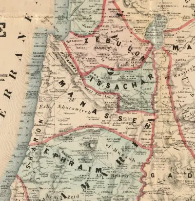 The Bible Reader's Map.