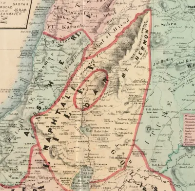The Bible Reader's Map.