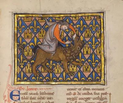 Samson Wrestling with the Lion