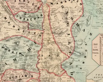 The Bible Reader's Map.