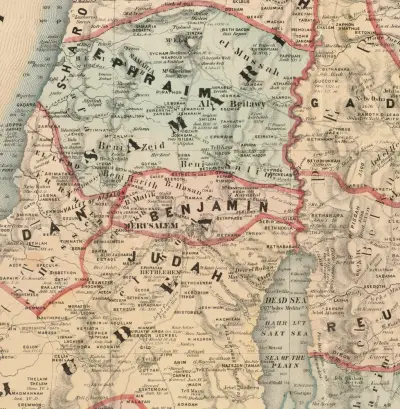 The Bible Reader's Map.