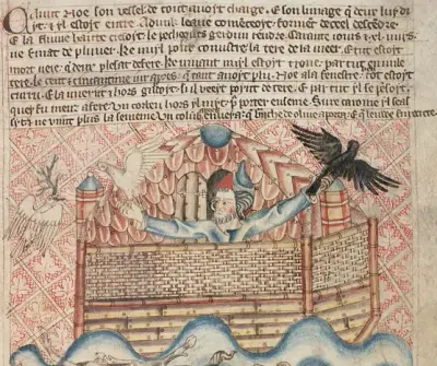 f. 8 The dove and the raven