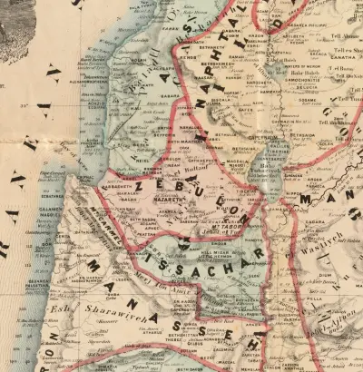 The Bible Reader's Map.