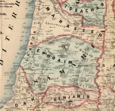 The Bible Reader's Map.