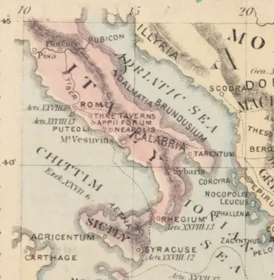 The Bible Reader's Map.