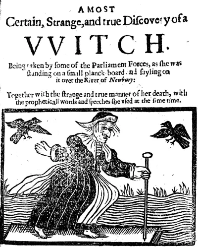 Pamflett om häxor, 1643.